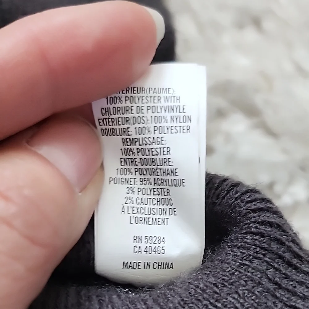 The Children Place Cozy Gray Winter Mittens 24mos To 4T